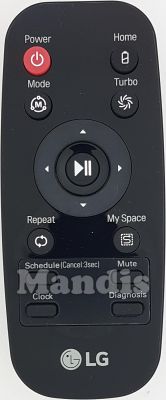 T&eacute;l&eacute;commande d'origine LG AKB73616014