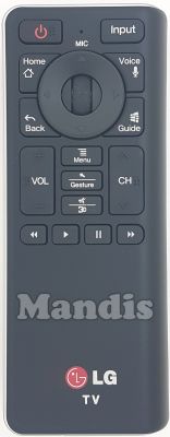 T&eacute;l&eacute;commande d'origine LG AN-MR400Q (AKB73736002)