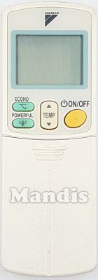 T&eacute;l&eacute;commande d'origine DAIKIN ARC433A43