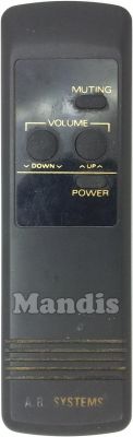 T&eacute;l&eacute;commande d'origine AR SYSTEMS ARS001