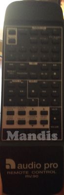 T&eacute;l&eacute;commande d'origine AUDIO PRO RV90