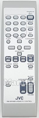 T&eacute;l&eacute;commande d'origine JVC RM-SRVNB70 (BI600NB7005S)