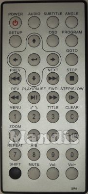 Télécommande d'origine BELSON DUAL0702 (SR01)