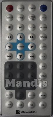 Télécommande d'origine BELSON BS13002