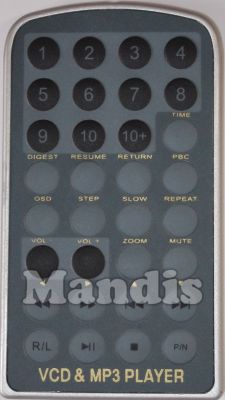 Télécommande d'origine BELSON VCD&MP3PLAYER