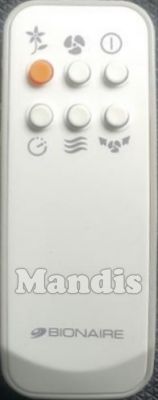 Télécommande d'origine BIONAIRE BAFE1507