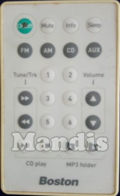 T&eacute;l&eacute;commande d'origine BOSTON ACOUSTICS BOS001