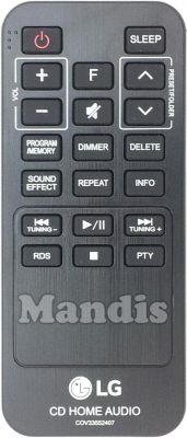 Télécommande d'origine LG COV33552407 Télécommande d'origine LG COV33552407