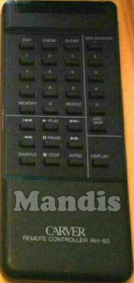 T&eacute;l&eacute;commande d'origine CARVER RH-60