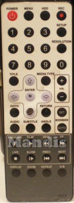 T&eacute;l&eacute;commande d'origine CIBOX K2-1