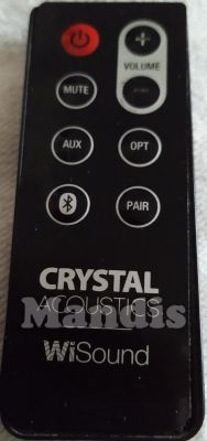 T&eacute;l&eacute;commande d'origine CRYSTAL ACOUSTICS WiSound (SRT3)