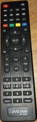T&eacute;l&eacute;commande d'origine DVB MAX ICOSIUM S2 Plus