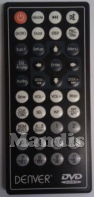 Télécommande d'origine DENVER CAT131