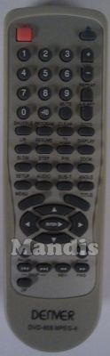 Télécommande d'origine DENVER DVD808