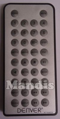Télécommande d'origine DENVER MT738