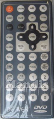 Télécommande d'origine DENVER CAT140