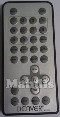 Télécommande d'origine DENVER DFT700DBLACK