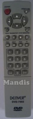 Télécommande d'origine DENVER DVD7502