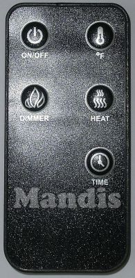 T&eacute;l&eacute;commande d'origine RODALFLAME Fireplace2