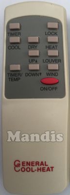 T&eacute;l&eacute;commande d'origine GENERAL Cool-Heat