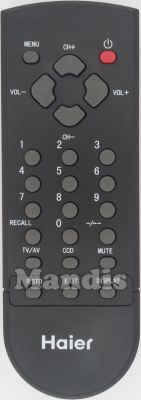 T&eacute;l&eacute;commande d'origine HAIER HTN19R12R (TV-5620-16)