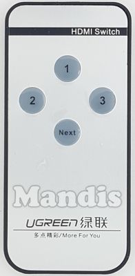 Télécommande d'origine UGREEN HDMI Switch