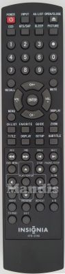 T&eacute;l&eacute;commande d'origine INSIGNIA HTR-274D