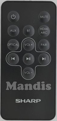 Télécommande d'origine SHARP HTSB95