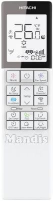 Télécommande d'origine HITACHI RC-AGU1EA0G