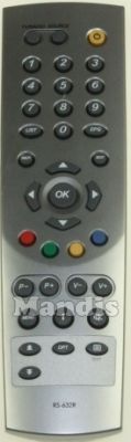 Télécommande d'origine HUMAX RS632R (014001900)