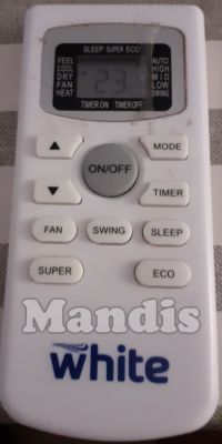 T&eacute;l&eacute;commande d'origine WHITE WHITE001