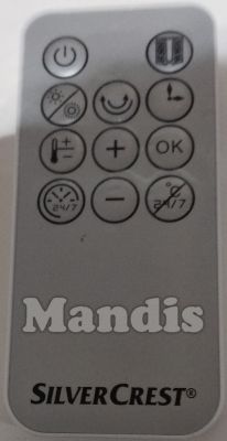 T&eacute;l&eacute;commande d'origine SILVERCREST SKWH 2000 A1