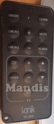 T&eacute;l&eacute;commande d'origine I.ONIK TS220