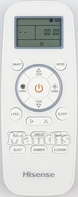 Télécommande d'origine HISENSE DG11L1-04 (HK1822023)