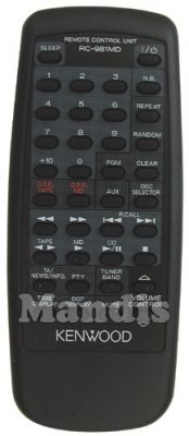 Télécommande d'origine KENWOOD A70117905