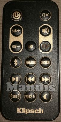 T&eacute;l&eacute;commande d'origine KLIPSCH R-4B