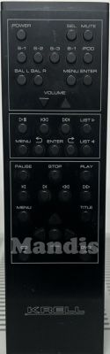 T&eacute;l&eacute;commande d'origine KRELL S300i