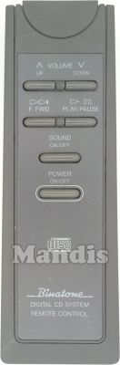 Télécommande d'origine BINATONE LASER1750