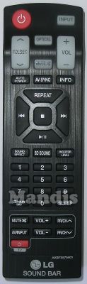 Télécommande d'origine LG AKB73575401 Télécommande d'origine LG AKB73575401