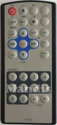 T&eacute;l&eacute;commande d'origine LASONIC R931