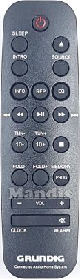 T&eacute;l&eacute;commande d'origine GRUNDIG 9178012388