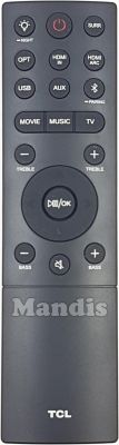 Télécommande d'origine TCL RC1 (MA06TS8TSPN18)
