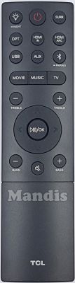 Télécommande d'origine TCL RC81T0001 (MA06TS8TSPN18RC1)