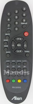 T&eacute;l&eacute;commande pour PLATINIUM MV-RN3200G