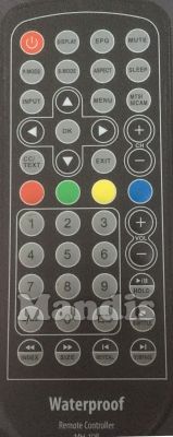 T&eacute;l&eacute;commande d'origine MIRRIEW Waterproof (MH-108)