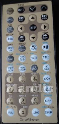 T&eacute;l&eacute;commande d'origine MOBILE MEDIA STATION 1 DIN