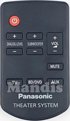 Télécommande d'origine PANASONIC N2QAYC000064