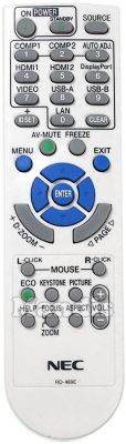 T&eacute;l&eacute;commande d'origine NEC RD-469E (7N901053)