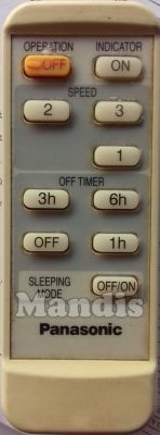 Télécommande d'origine PANASONIC F-56TXZ