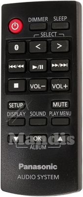 T&eacute;l&eacute;commande d'origine PANASONIC X931160